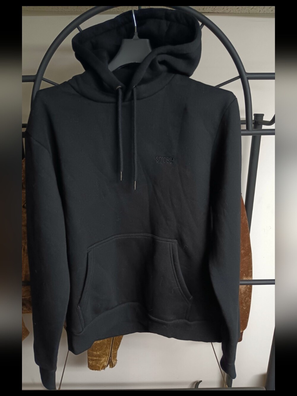 Snipes Men's Black Pullover Hoodie Size Medium